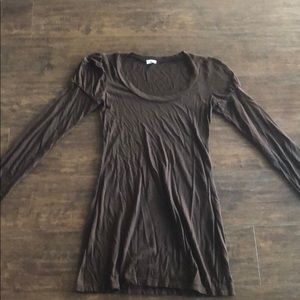 Brown long sleeve Splendid T-shirt